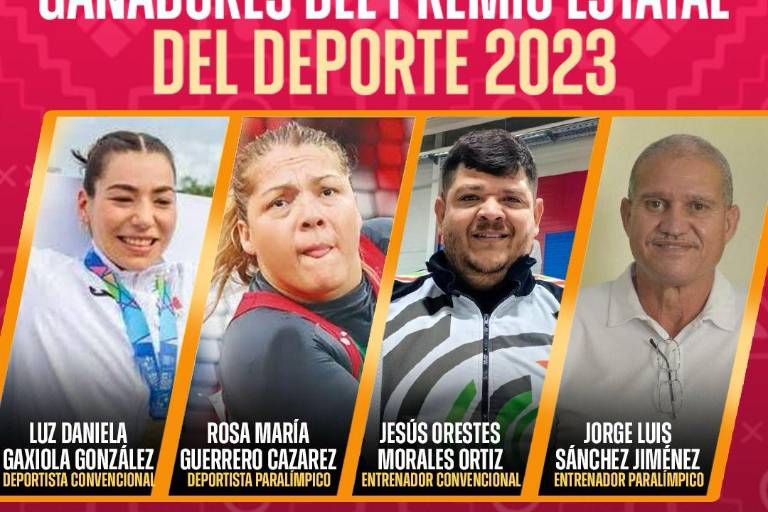 Luz Daniela Gaxiola y Rosa María Guerrero ganan Premio Estatal del Deporte