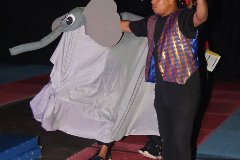 Viven los pequeños la magia del circo