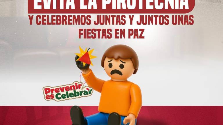 La SSPE exhorta a evitar pirotecnia y armas de fuego durante las fiestas para proteger a la población.