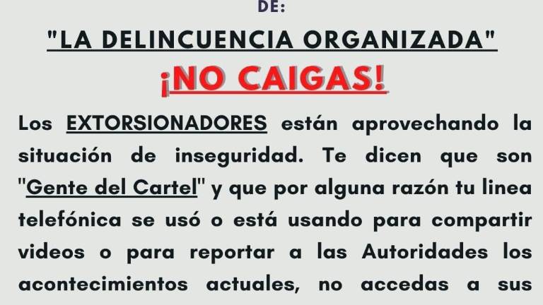 Si recibe una llamada como estas, piden colgar de inmediato y realizar un reporte.