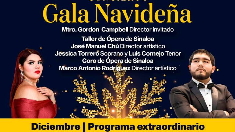 La Gala Navideña se llevará a cabo en el Ágora Rosario Castellanos, en el caso de Culiacán.