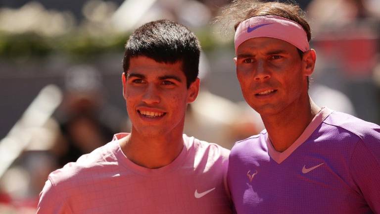 Carlos Alcaraz y Rafael Nadal se enfrentarán en una exhibición en Las Vegas.