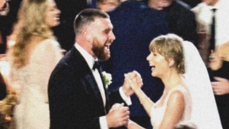 Travis Kelce y Taylor Swift contrajeron nupcias en el legendario Madison Square Garden de Nueva York.