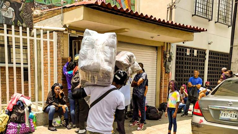 Un casa de acogida de la iglesia en México recibe donativos de ONU Migración.