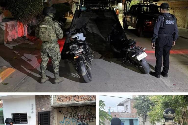 Marina recupera cuatro motocicletas con reporte de robo en Mazatlán