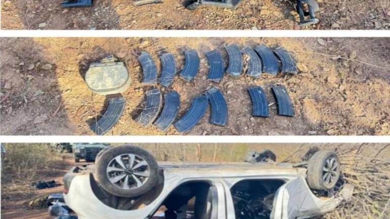 Militares aseguraron armas, cargadores y un dron tras una agresión en la zona de Tepuche.