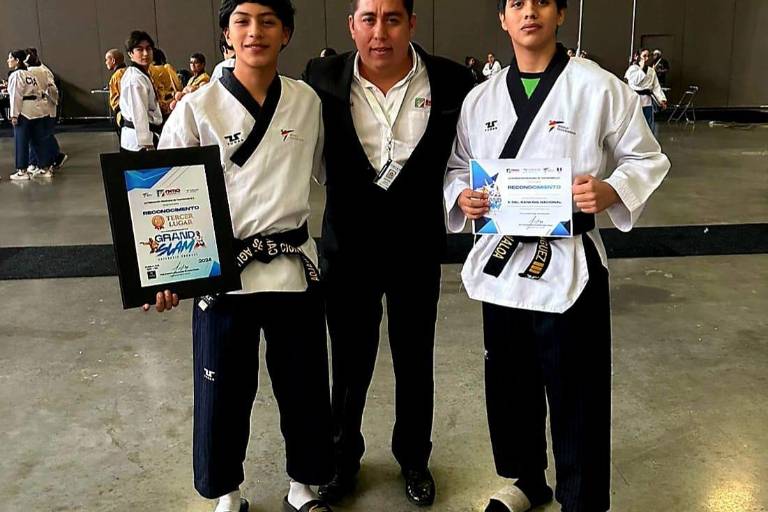 Conquista mazatleco, Nery Frías, la medalla de bronce en el Grand Slam México de taekwondo