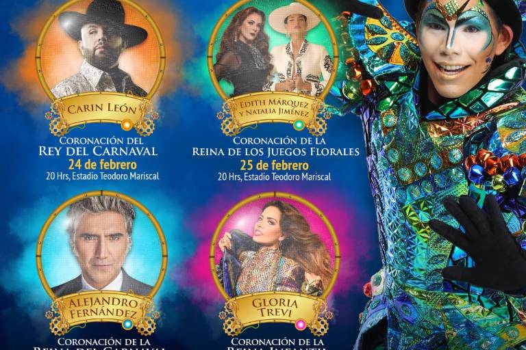 Revelan de manera oficial el elenco artístico del Carnaval de Mazatlán 2022