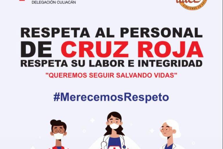Después del ataque a personal médico, Cruz Roja pide respeto para sus voluntarios y colaboradores