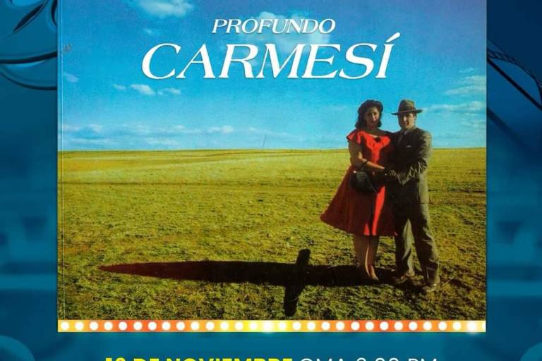 Se desatará la pasión con ‘Profundo Carmesí’ en el Cinematógrafo ‘Marco Lugo’