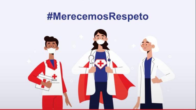 Algunas imágenes de Cruz Roja se comparten en redes sociales