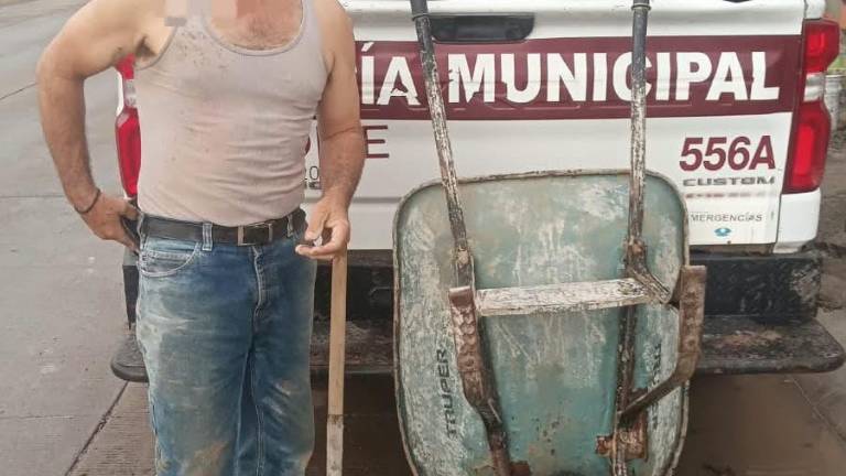 Policía de Ahome recuperó equipo robado y detuvo al presunto responsable.
