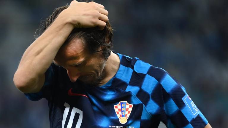 Luka Modric no pudo meter a Croacia a su segunda final consecutiva en las Copas del Mundo.