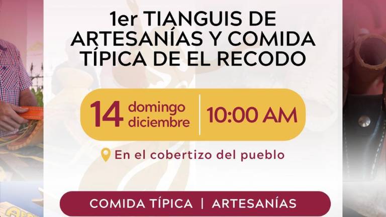 El evento se llevará a cabo el domingo 14 de diciembre en el cobertizo del pueblo.