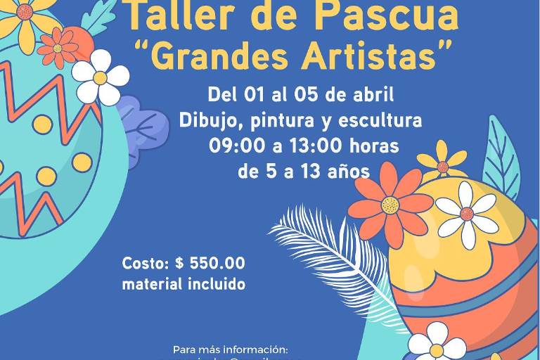 Invitan al Taller de Pascual 2024 en el Masin