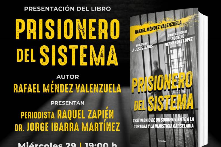 Se presentará la autobiografía ‘Prisionero del sistema’