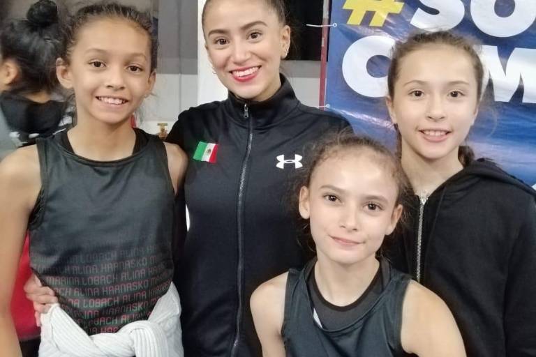 Gimnastas mazatlecas conviven con ‘diosas’ del olimpismo, en Guadalajara