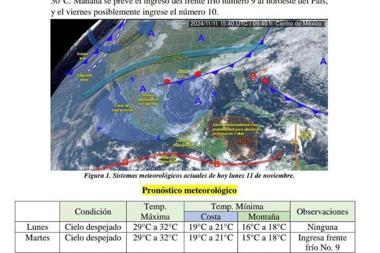 Ingresa Frente Frío número 9 a Mazatlán; llaman a tomar precauciones