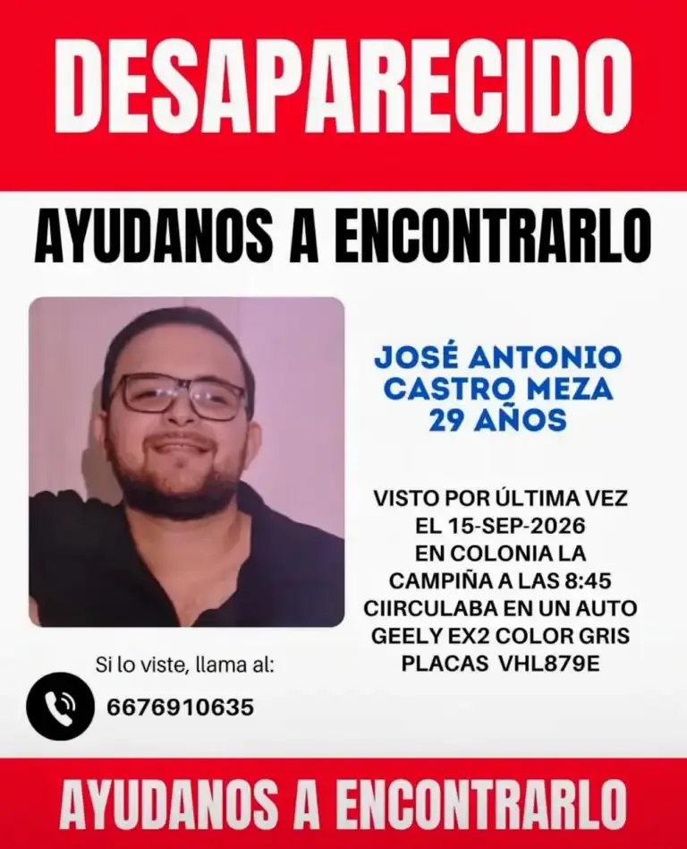 $!Dos días después, localizan abandonado el auto de joven desaparecido en Culiacán