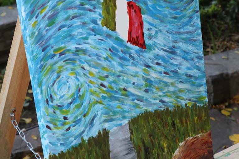 Artistas y aficionados se inspiran en la Bandera de México para pintarla