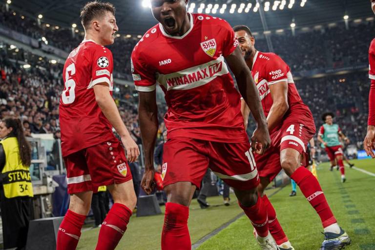 Stuttgart castiga a la Juventus en el tiempo añadido