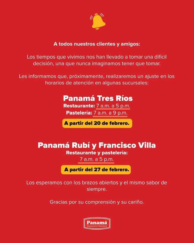 $!Recorta Panamá horarios de algunas de sus sucursales en Mazatlán y Culiacán