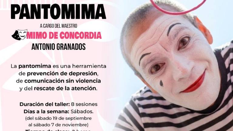 El taller constará de ocho sesiones.