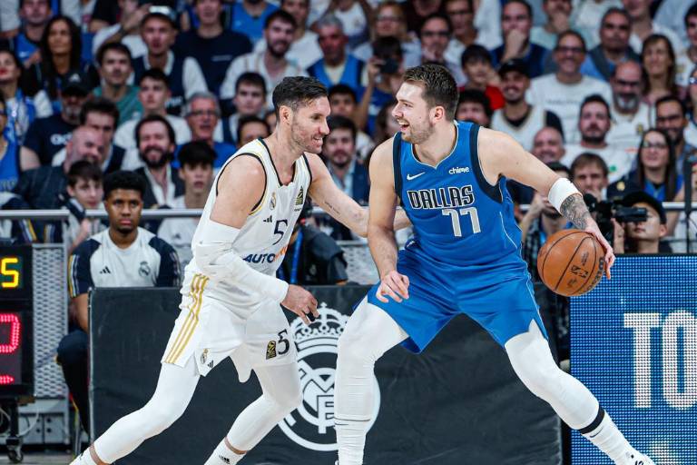 El Real Madrid se lleva la victoria ante Dallas en la fiesta incompleta de Luka Doncic