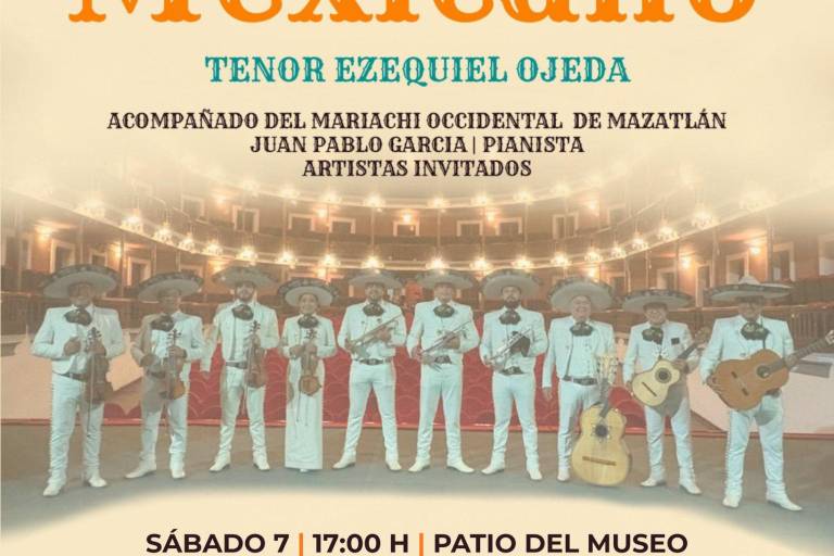 El concierto Yo soy Mexicano se llevará a cabo el sábado 7 de marzo.