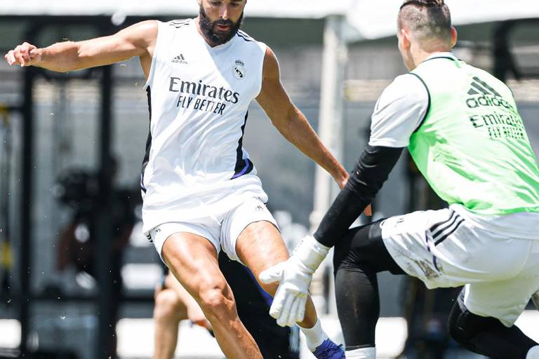 Karim Benzema apunta al amistoso contra el Club América en San Francisco