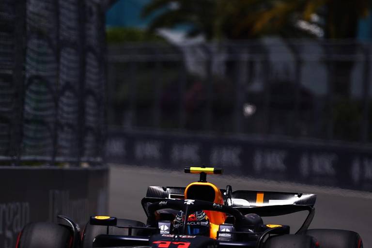 Checo Pérez arrancará tercero en la Sprint de GP de Miami