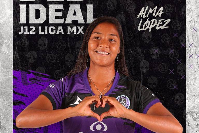 Alma López, defensa del Mazatlán Femenil, figura en el Once Ideal de la J12