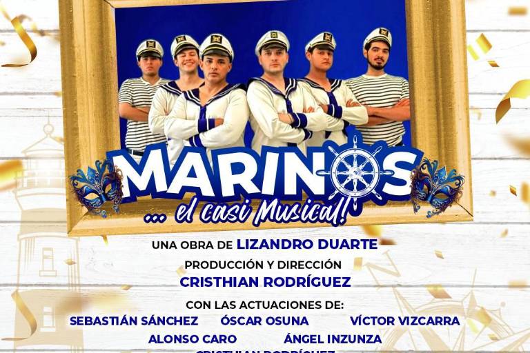Develarán placa de ‘Marinos: El casi musical’ por sus 25 presentaciones