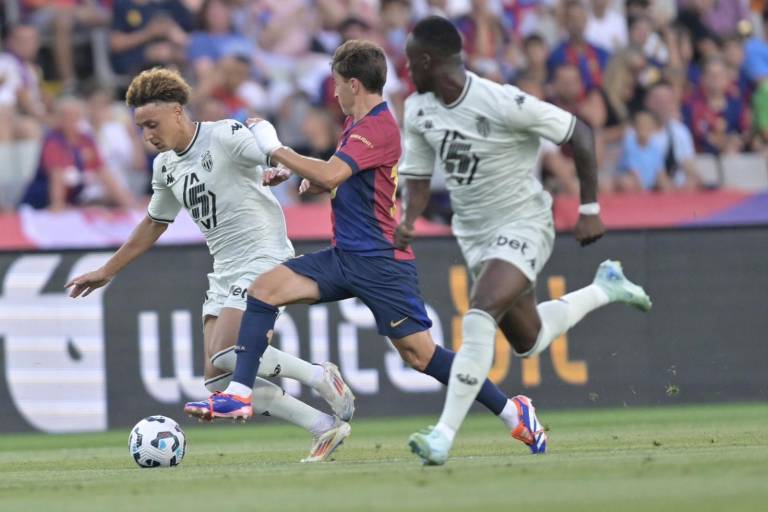 Barcelona y Hansi Flick, humillados por Mónaco en el Trofeo Joan Gamper