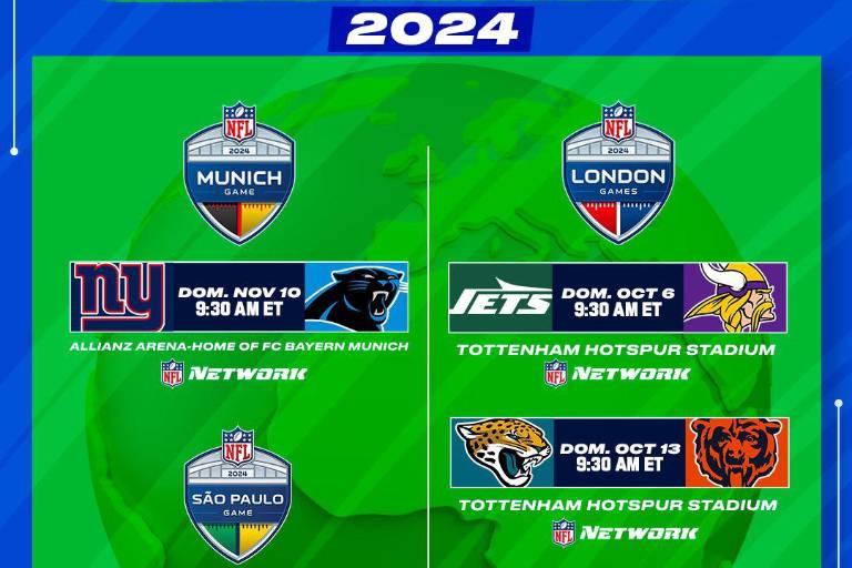 La NFL destapa su calendario de juegos internacionales
