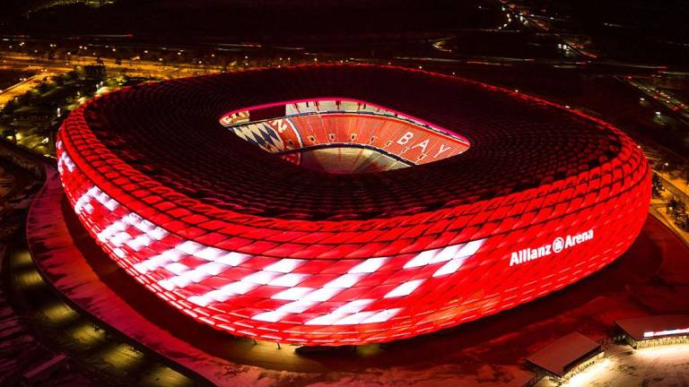 El Allianz Arena, casa del Bayern Múnich.