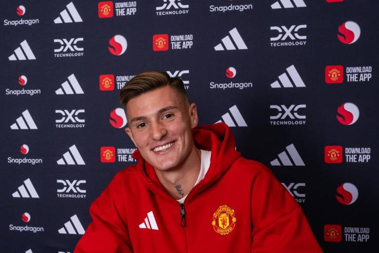 Benjamin Sesko, nuevo fichaje estrella del Manchester United