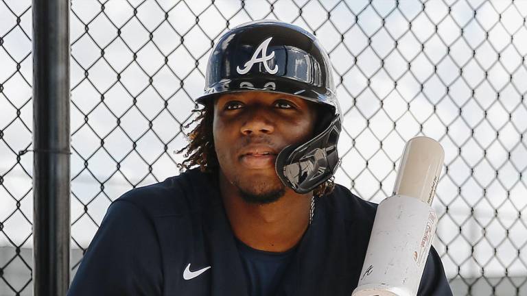 Ronald Acuña al 100 por ciento en salud y con Serie Mundial en su mira