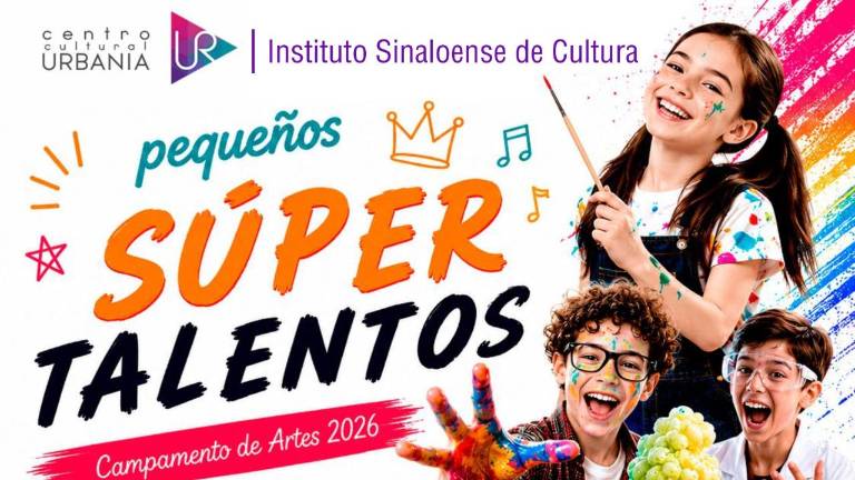 El campamento Pequeños Super Talentos se llevará a cabo del 13 al 24 de julio en el Museo de Arte de Mazatlán.