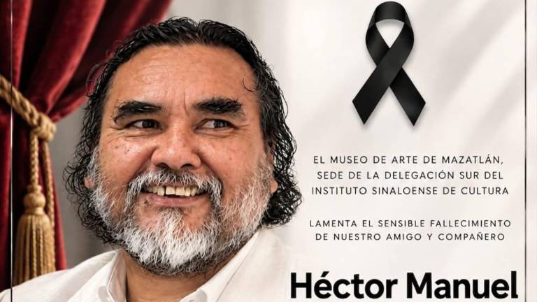Héctor Manuel Luna López, promotor cultural de Mazatlán, dejó una huella en la actividad artística del puerto.