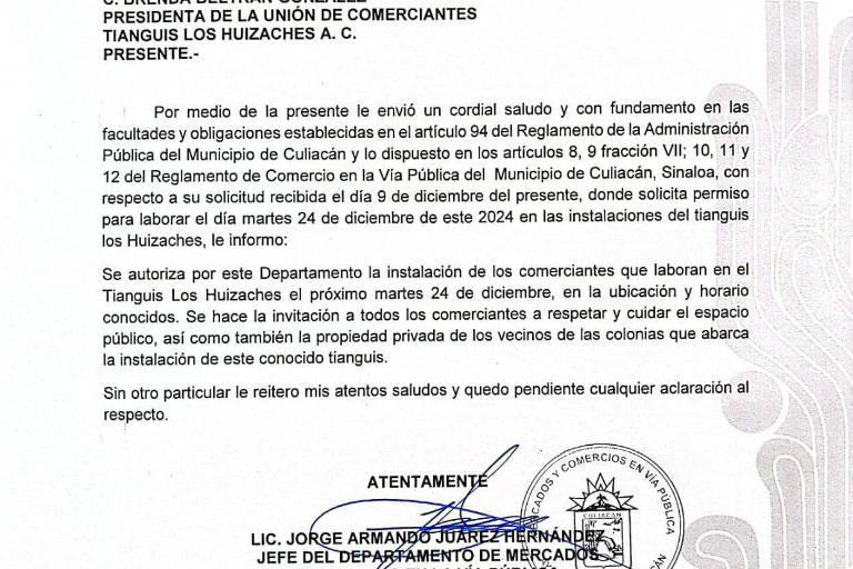 Tianguis Los Huizaches, el más grande de Sinaloa, se instalará el 24 de diciembre