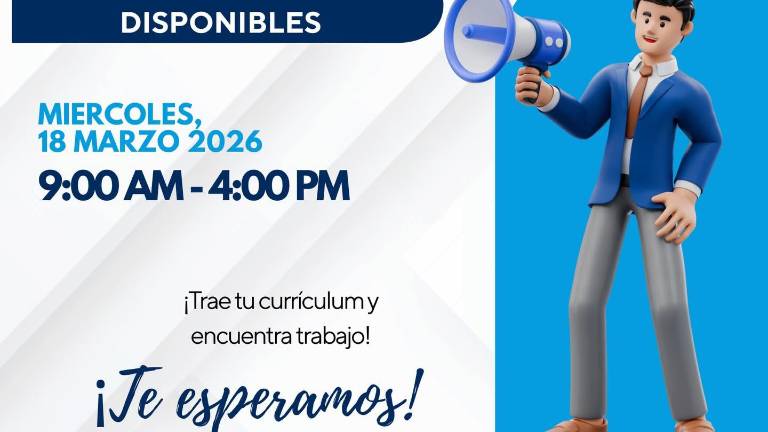 Al menos mil puestos estarán disponibles en la Feria del Empleo.