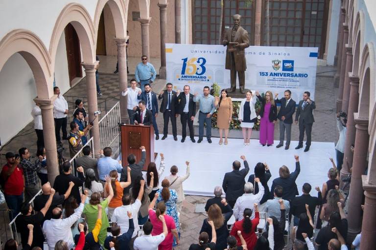 Encabeza el Rector Jesús Madueña los festejos por el 153 Aniversario de la UAS, reafirmando su compromiso con la excelencia, el humanismo y el futuro de Sinaloa