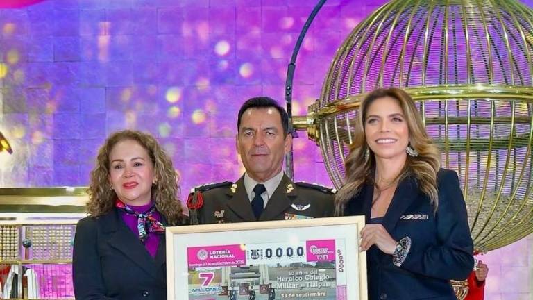Honor y tradición resaltan el sorteo en territorio de Lotería Nacional que celebra el 50 Aniversario del Heroico Colegio Militar de Tlalpan