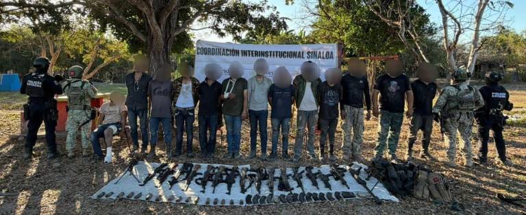 Autoridades detuvieron a 14 personas, donde de ellas heridas; y aseguraron armas largas, explosivos y vehículos tras el operativo en comunidades de San Ignacio.