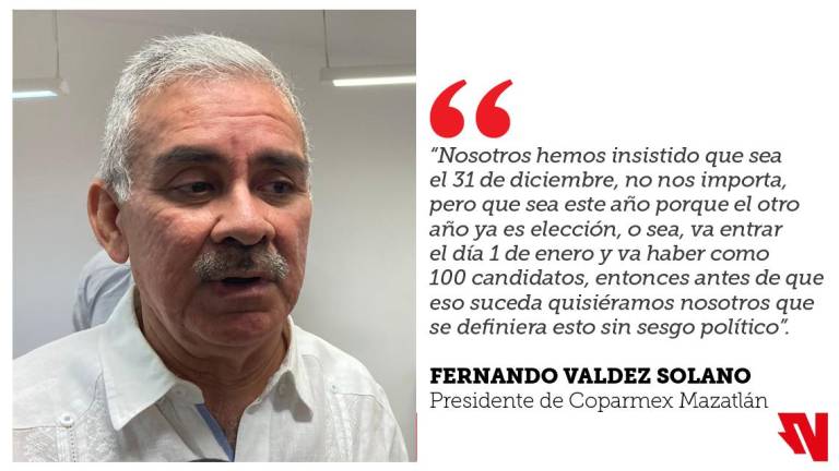 Fernando Valdez espera que se defina el terreno en que se instalará el nuevo hospital del IMSS en Mazatlán antes de que arranquen de lleno las campañas electorales.