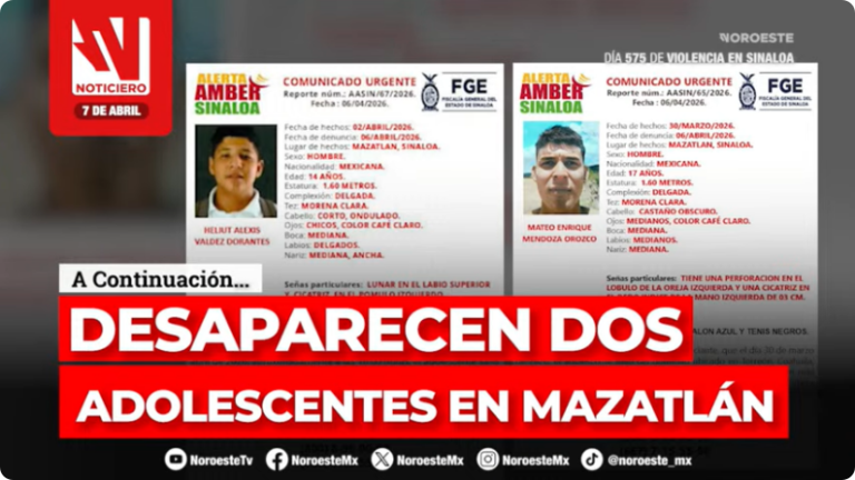 Ponte al día con las noticias que importan en Sinialoa.