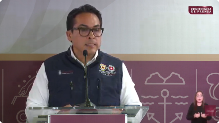 Roy Navarrete Cuevas presenta un balance del operativo de Semana Santa.