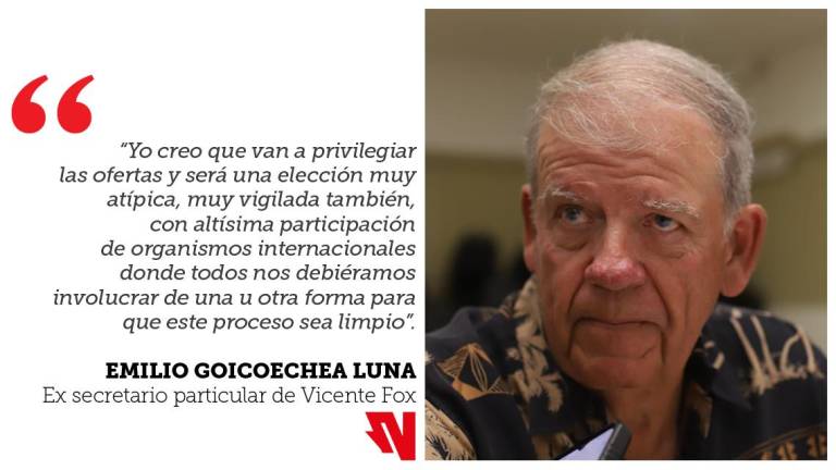 Emilio Goicoechea Luna consideró que las elecciones de 2024 en México darán muchas sorpresas.