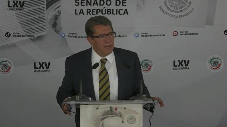 Conferencia de prensa del presidente de la Junta de Coordinación Política, Ricardo Monreal.